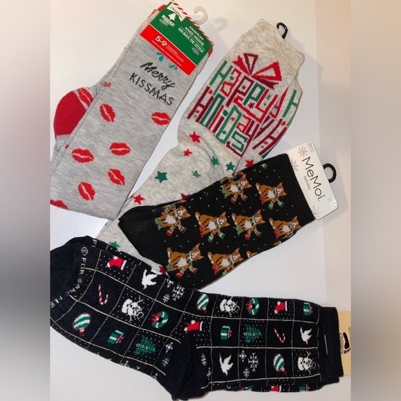 Christmas socks for the whole family lot of four - Picture 1 of 6